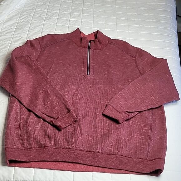 TOMMY BAHAMA Mens Size XXL Flipsider  Half-Zip Pullover Embroidered (C1002) - Picture 3 of 9